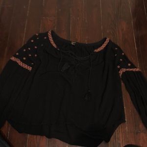 Black long sleeve shirt
